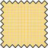 Dollhouse Miniature Silk Fabric: Checkers - Gold